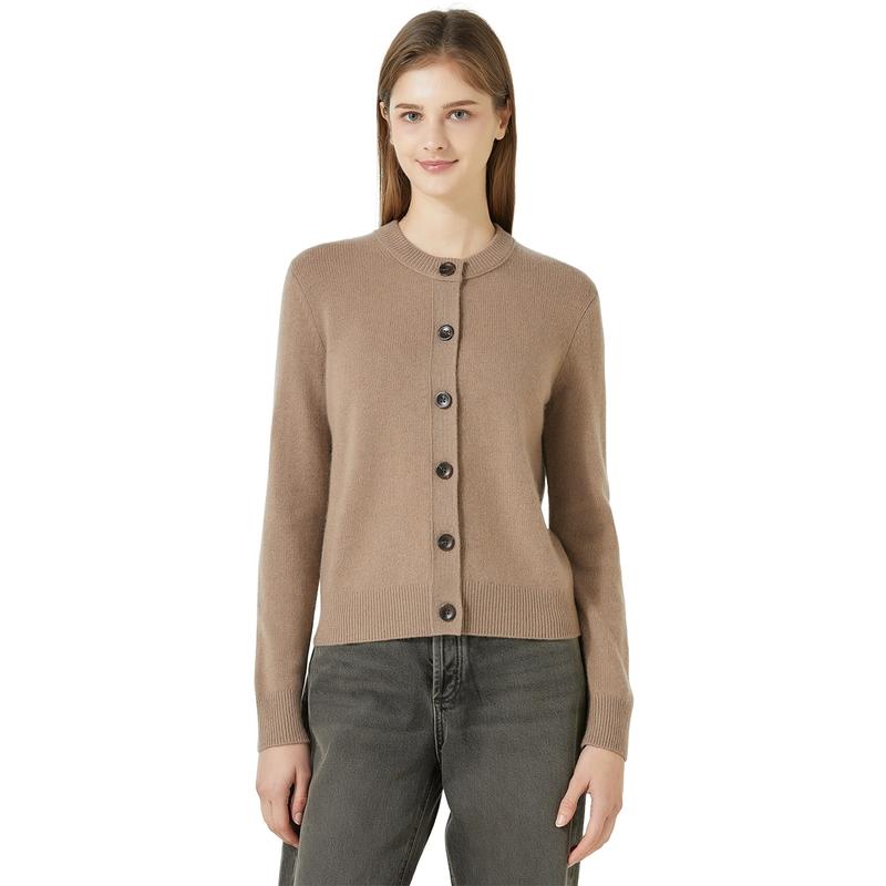 리디아 바인 여성 캐시미어 100% 가디건