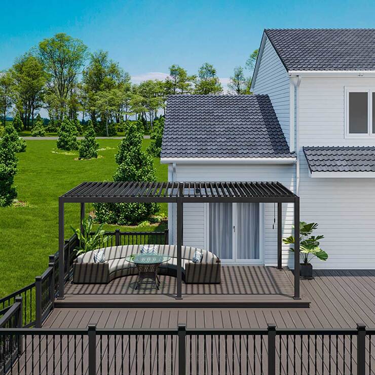 제지앙 젠트 루벌드 1020 퍼골라,그레이