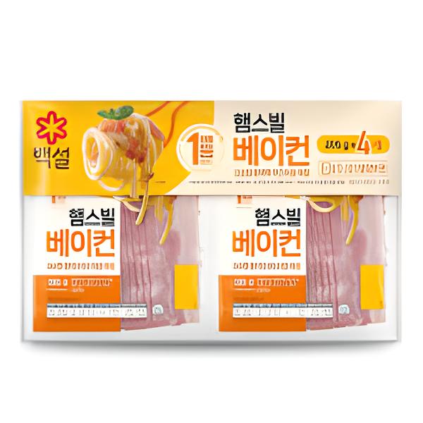 백설 햄스빌 베이컨 205g x 4