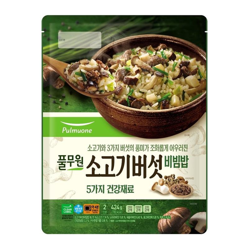 풀무원소고기버섯비빔밥 262GX6