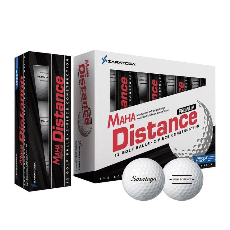 사라토가 마하 디스턴스 2 피스 3선 골프공 24개