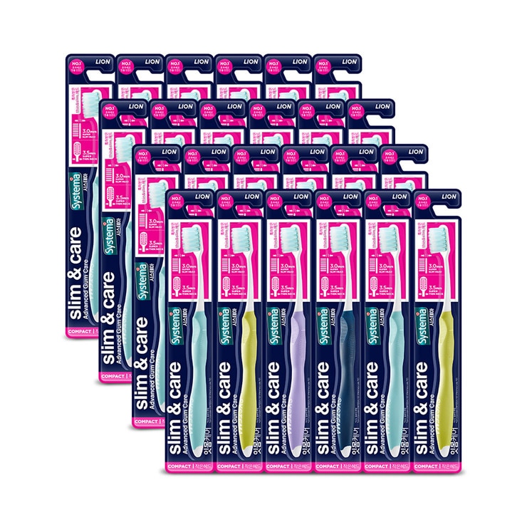 시스테마 슬림앤케어 콤팩트 칫솔 24개