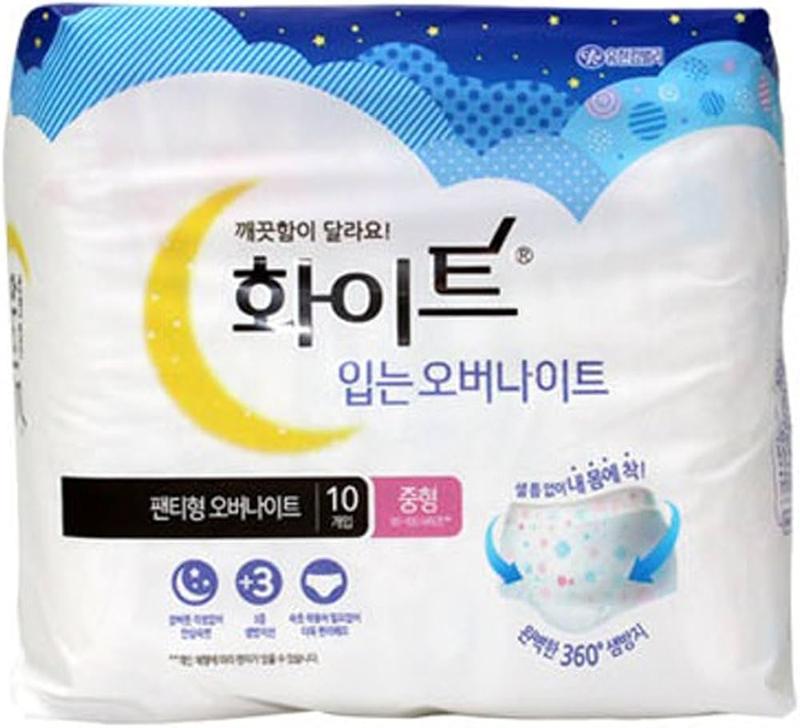 WHITE 화이트 입는 오버나이트 30개