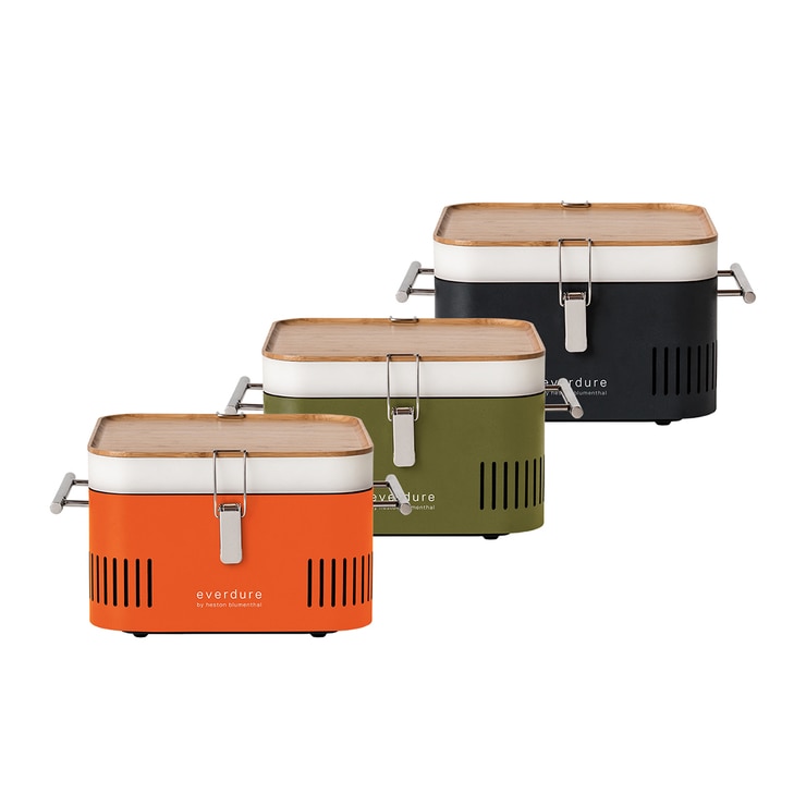 에버듀어 큐브 휴대용 차콜 바베큐 그릴