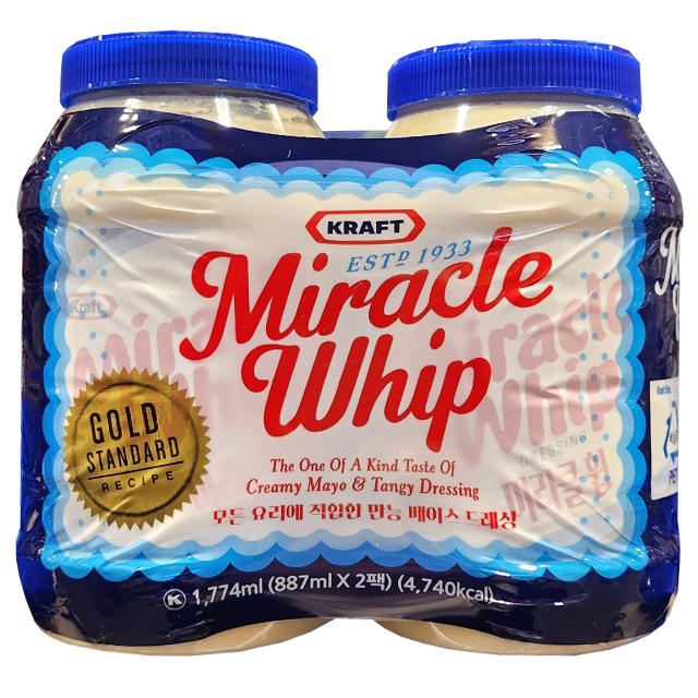 크래프트 미라클 휩 887ml X 2