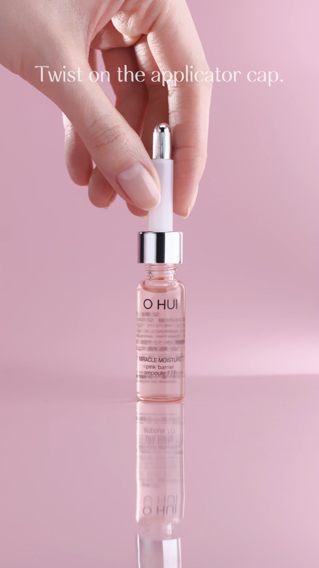 O HUI 오휘 미라클 모이스처 핑크 앰플 7ML X 5