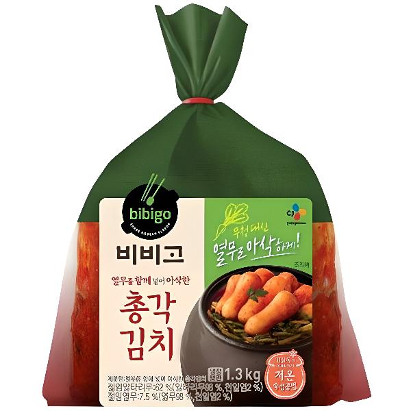 CJ제일제당 비비고 열무를 넣어 아삭한 총각김치 1.3kg