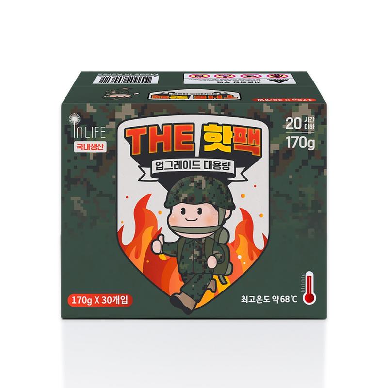 인라이프 대용량 포켓용 핫팩 170g x 30개