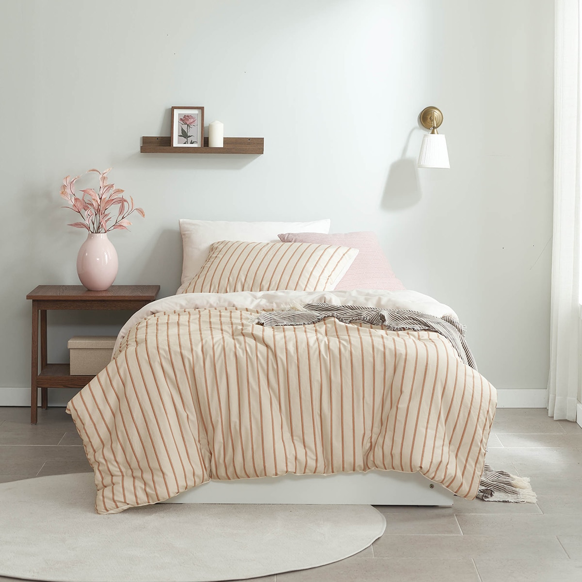 썸니아 면/극세사 차렵 이불 - 싱글