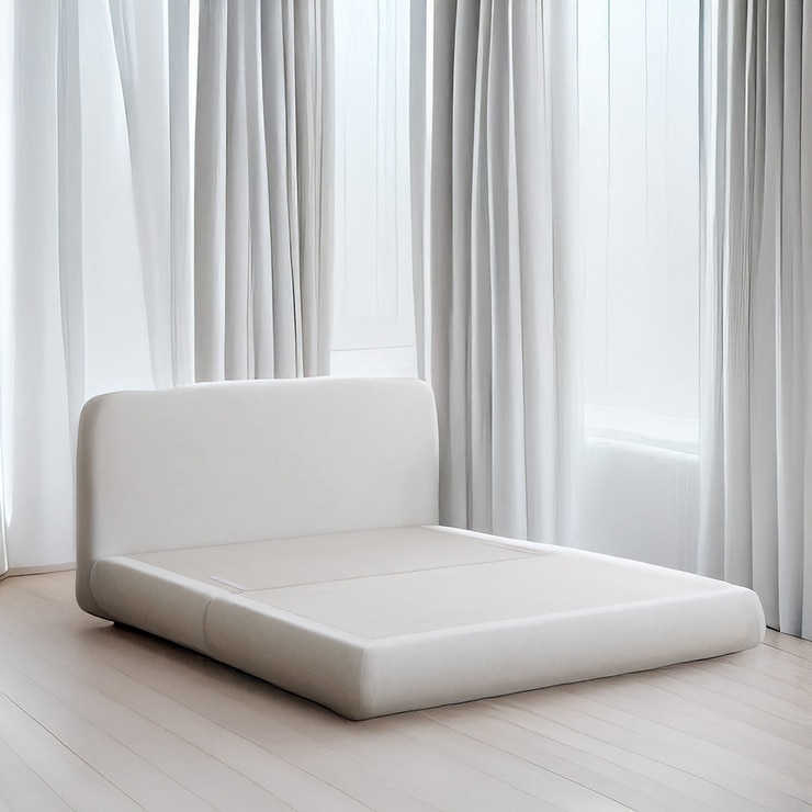 코지 침대 프레임 - 퀸/킹 공용